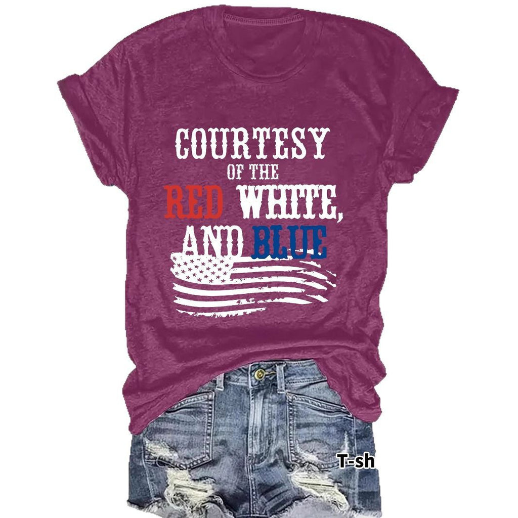 Short sleeved patriotic t-shirt