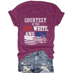 Short sleeved patriotic t-shirt