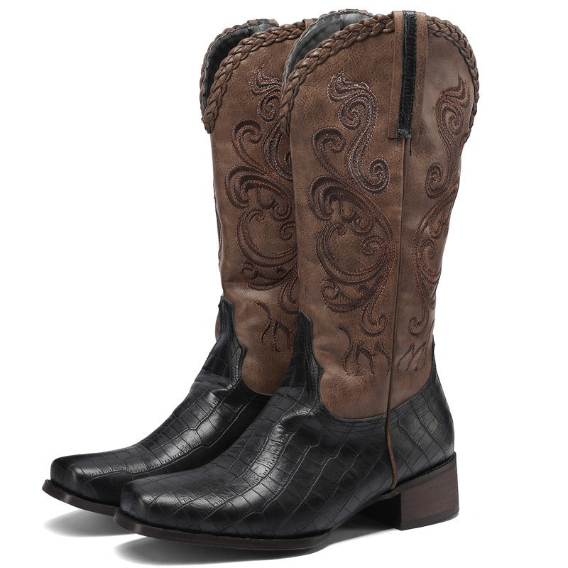Western Cowboy Leather Boots Women's Boots