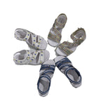 Women's sandals with Velcro with pattern