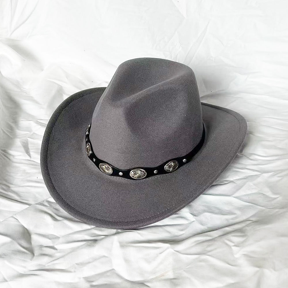 Western Woolen Felt Hat Vintage Style Hat