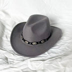 Western Woolen Felt Hat Vintage Style Hat