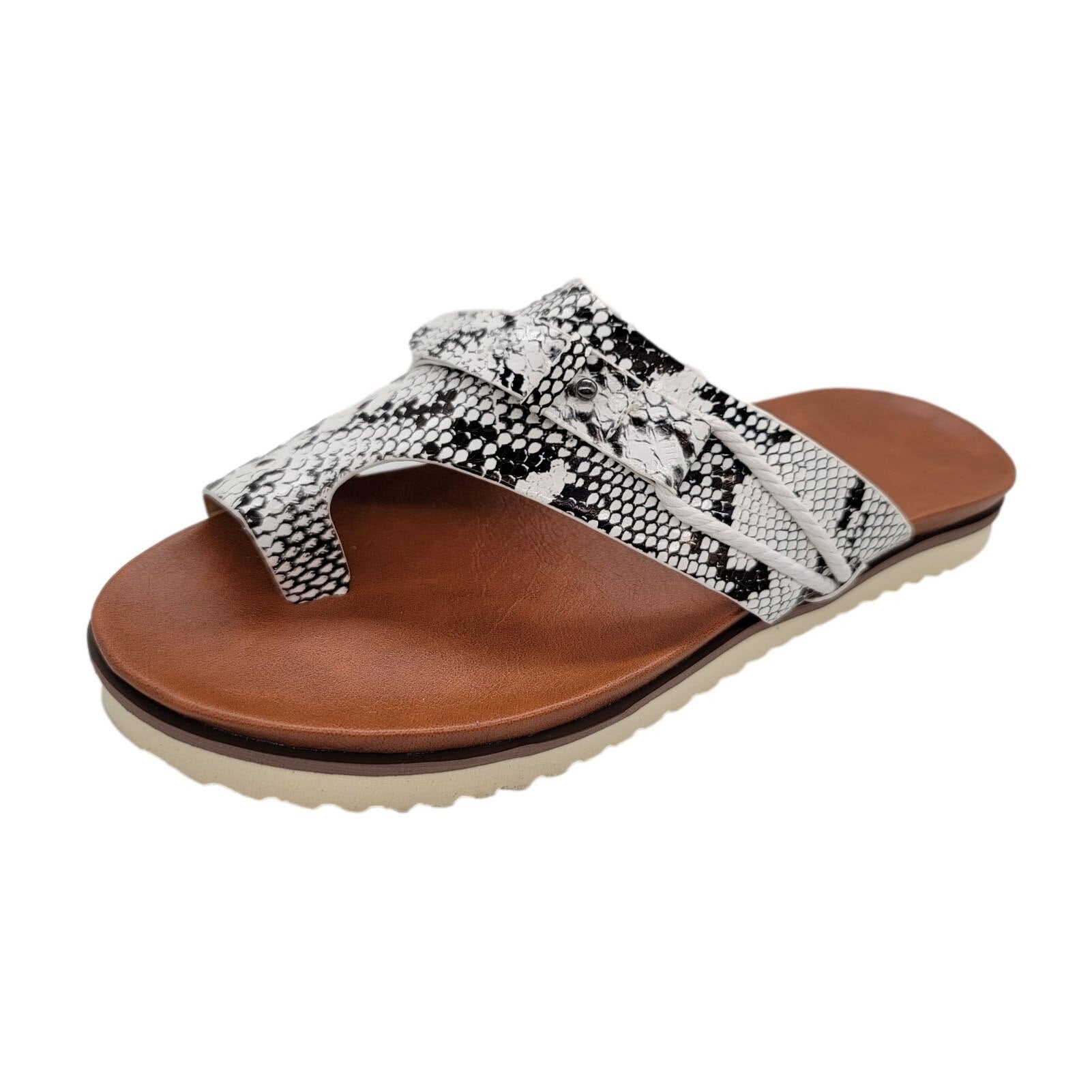 Large Slipper Sandals Summer Flat Bottom Retro Sandals
