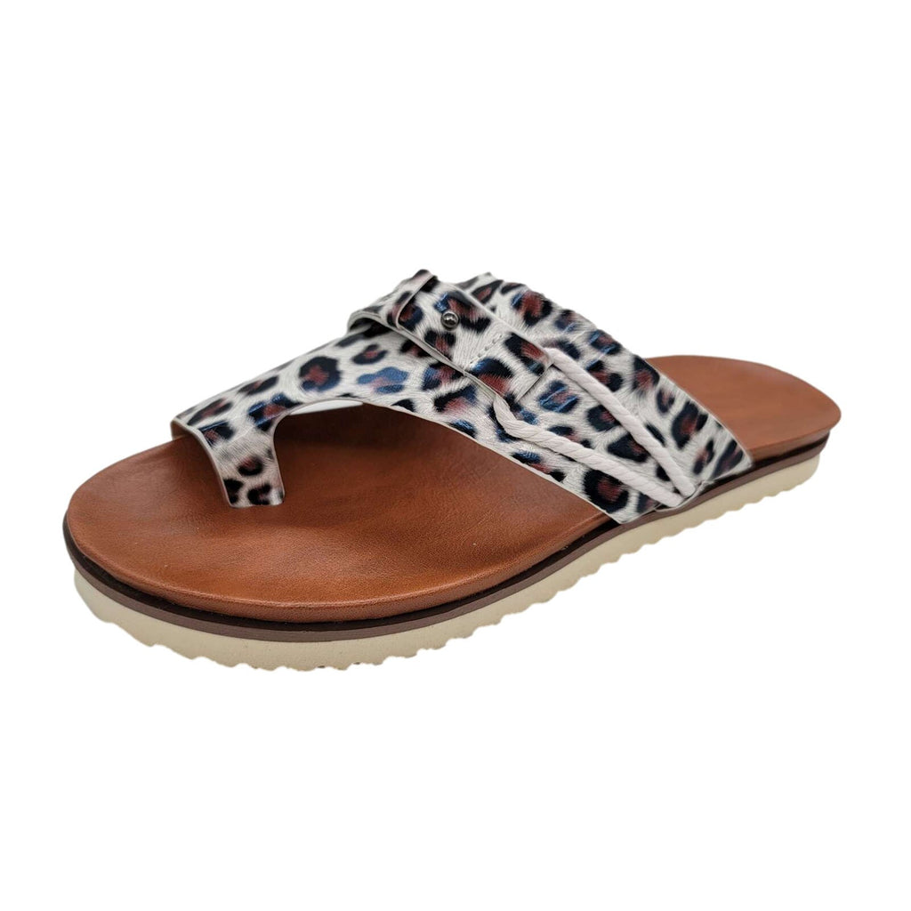 Large Slipper Sandals Summer Flat Bottom Retro Sandals
