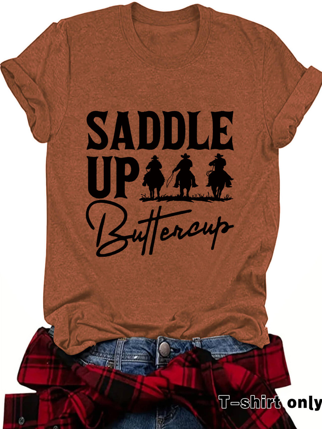 Short sleeved Western T-shirt