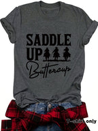 Short sleeved Western T-shirt