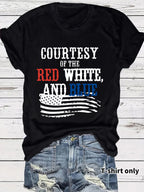 Short sleeved patriotic t-shirt