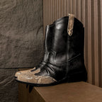 Western Women Short Genuine Leather Boots