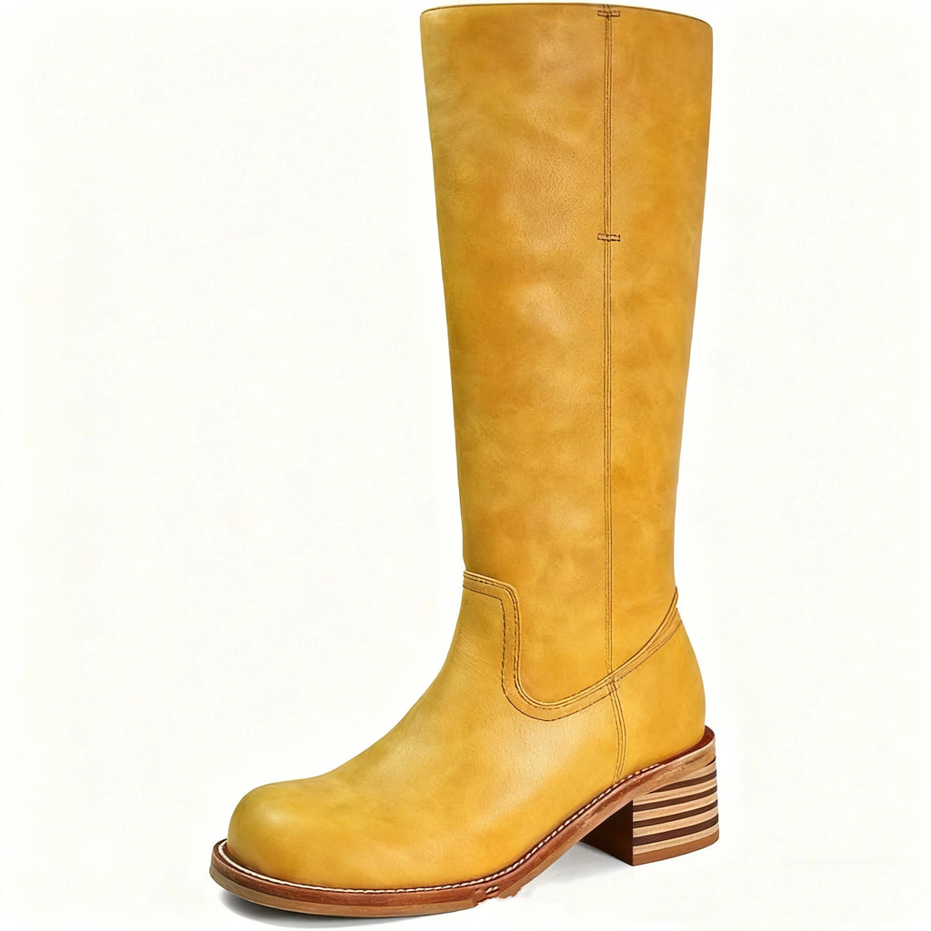 Women's Long Western retro cowboy boots