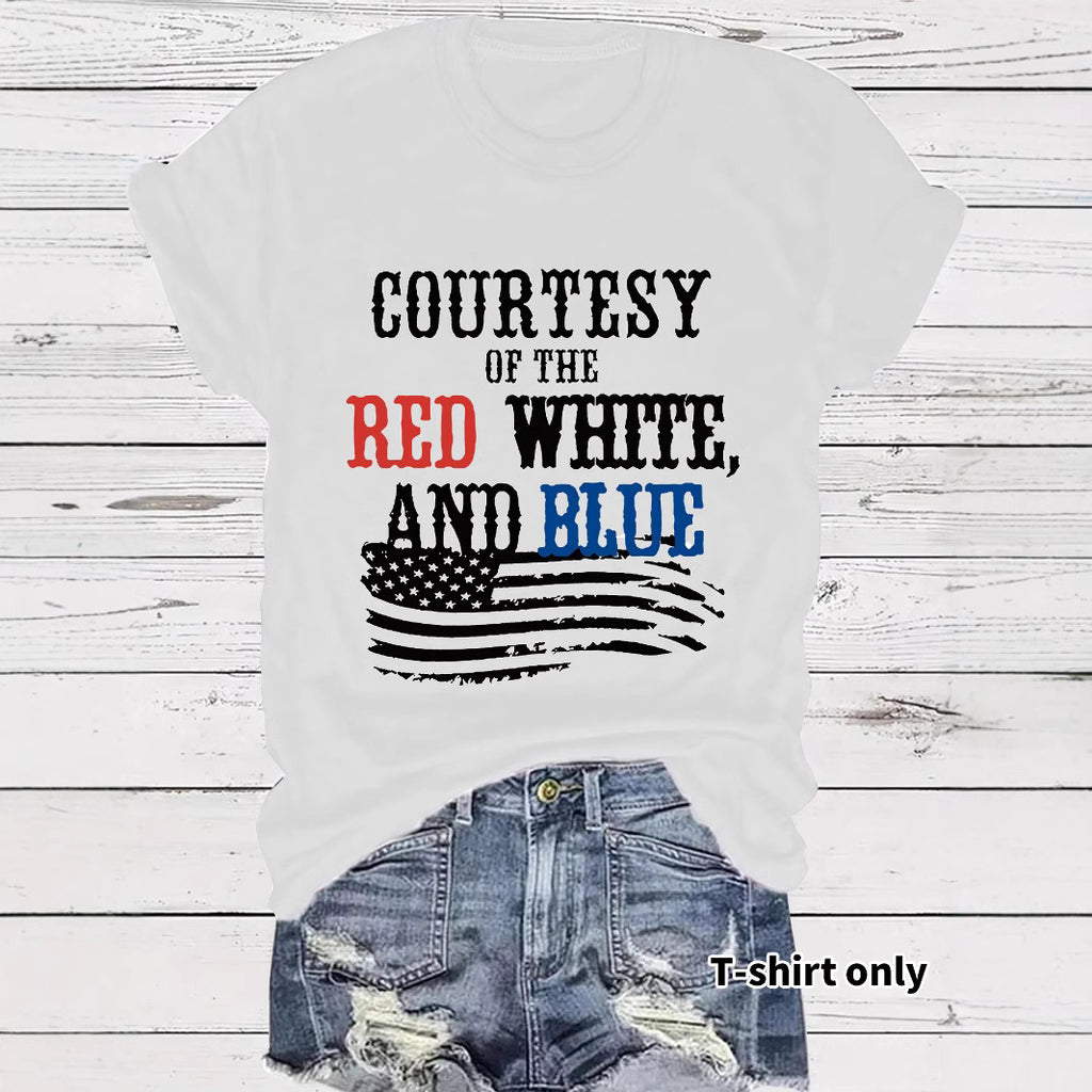 Short sleeved patriotic t-shirt
