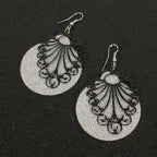 Boho Geometric Hollow Frosted Earrings Fashion Vintage Earrings For Women