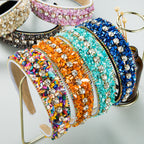 Women's Colorful Turquoise Wide Headband