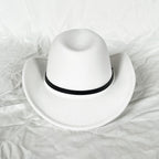 Western Woolen Felt Hat Vintage Style Hat