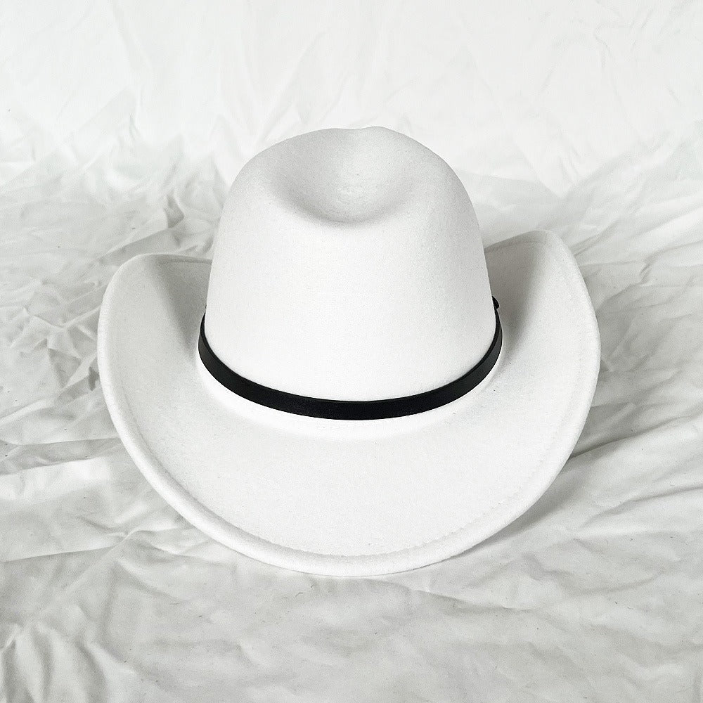 Western Woolen Felt Hat Vintage Style Hat