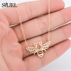 Gold Bee Pendant Necklace & Pendants Party Honey Bee Accessories Everyday Jewelry