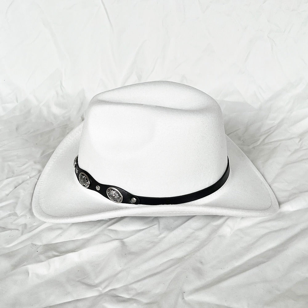 Western Woolen Felt Hat Vintage Style Hat