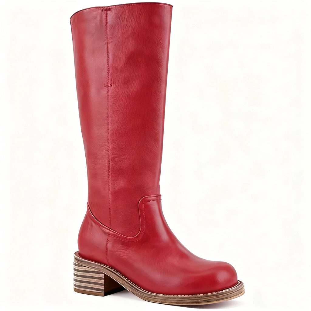 Women's Long Western retro cowboy boots