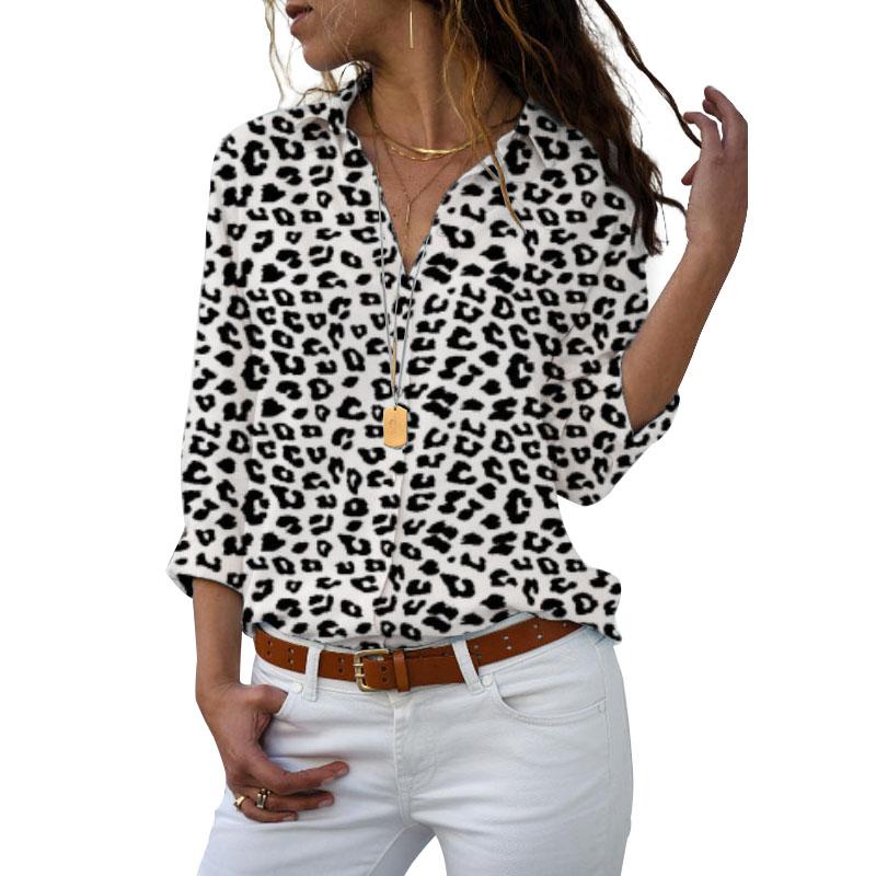 Women's Blouse Shirt Casual Tops Elegant Chiffon Top