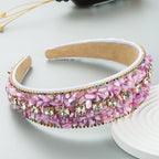 Women's Colorful Turquoise Wide Headband