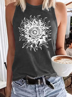 Bohemian floral print women's clothing