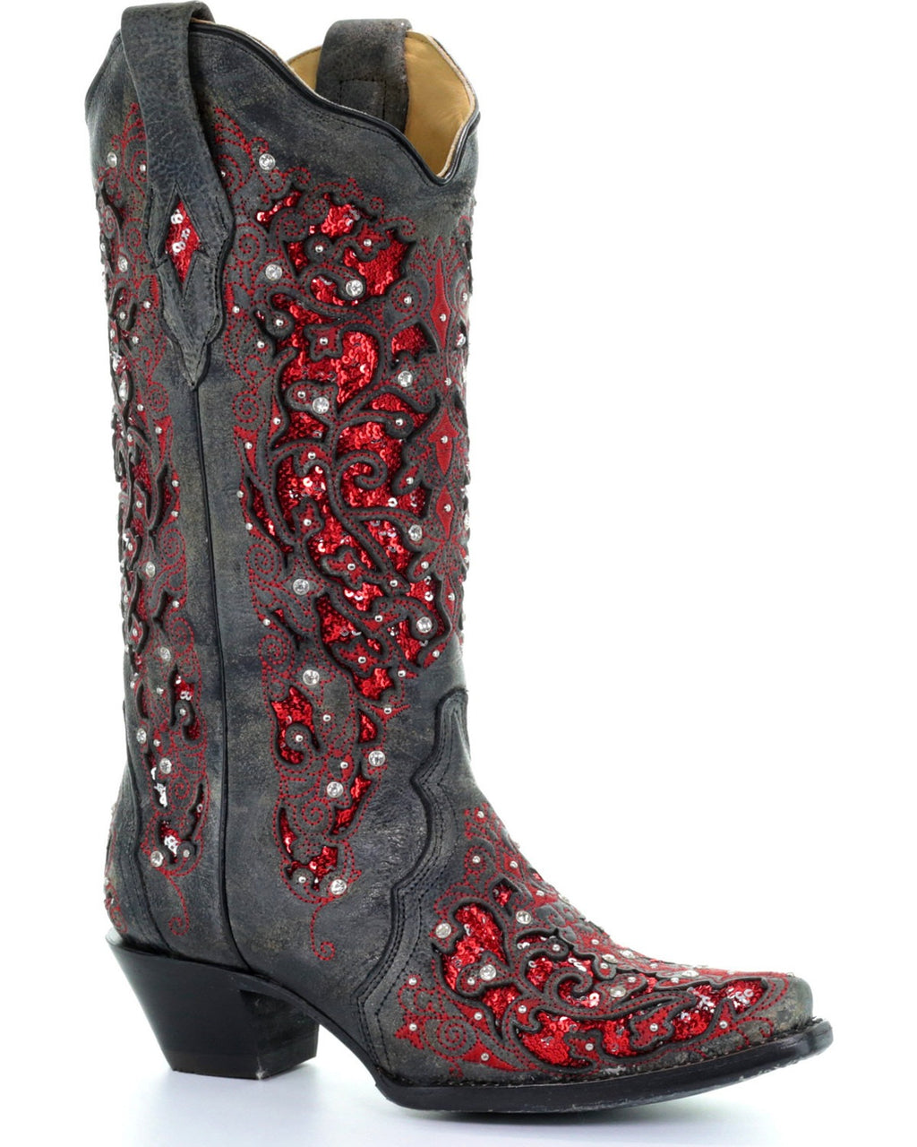 Women's Shoes Embroidered High Sleeve Solid Thick Heel Boots