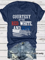 Short sleeved patriotic t-shirt