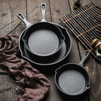 Non coated frying pan, small frying pan, household non stick flat bottomed pan set