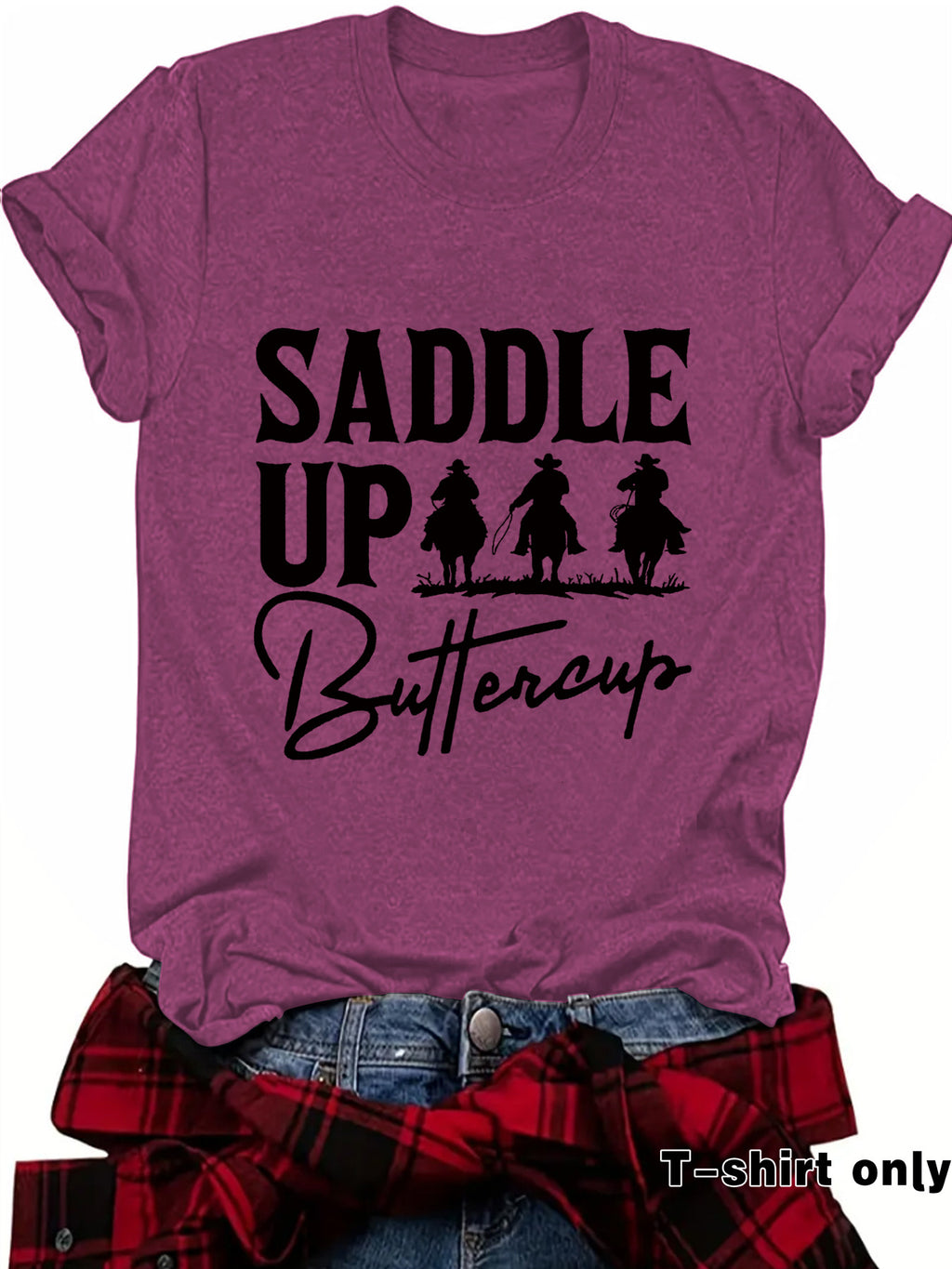 Short sleeved Western T-shirt