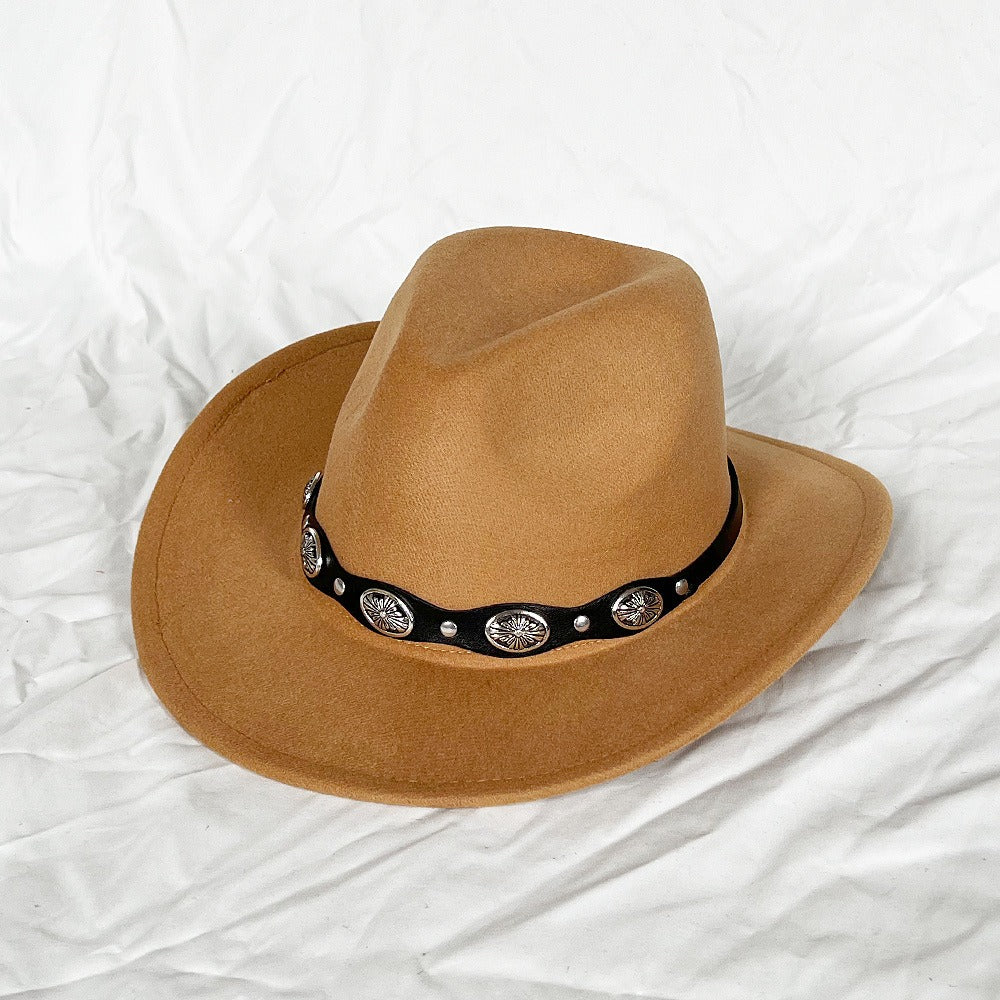 Western Woolen Felt Hat Vintage Style Hat