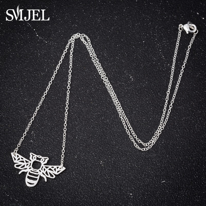 Gold Bee Pendant Necklace & Pendants Party Honey Bee Accessories Everyday Jewelry