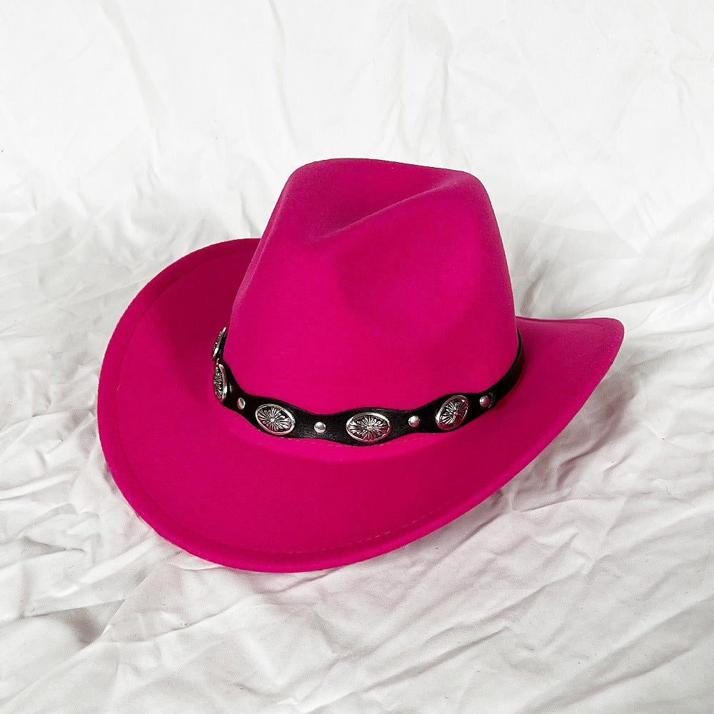 Western Woolen Felt Hat Vintage Style Hat