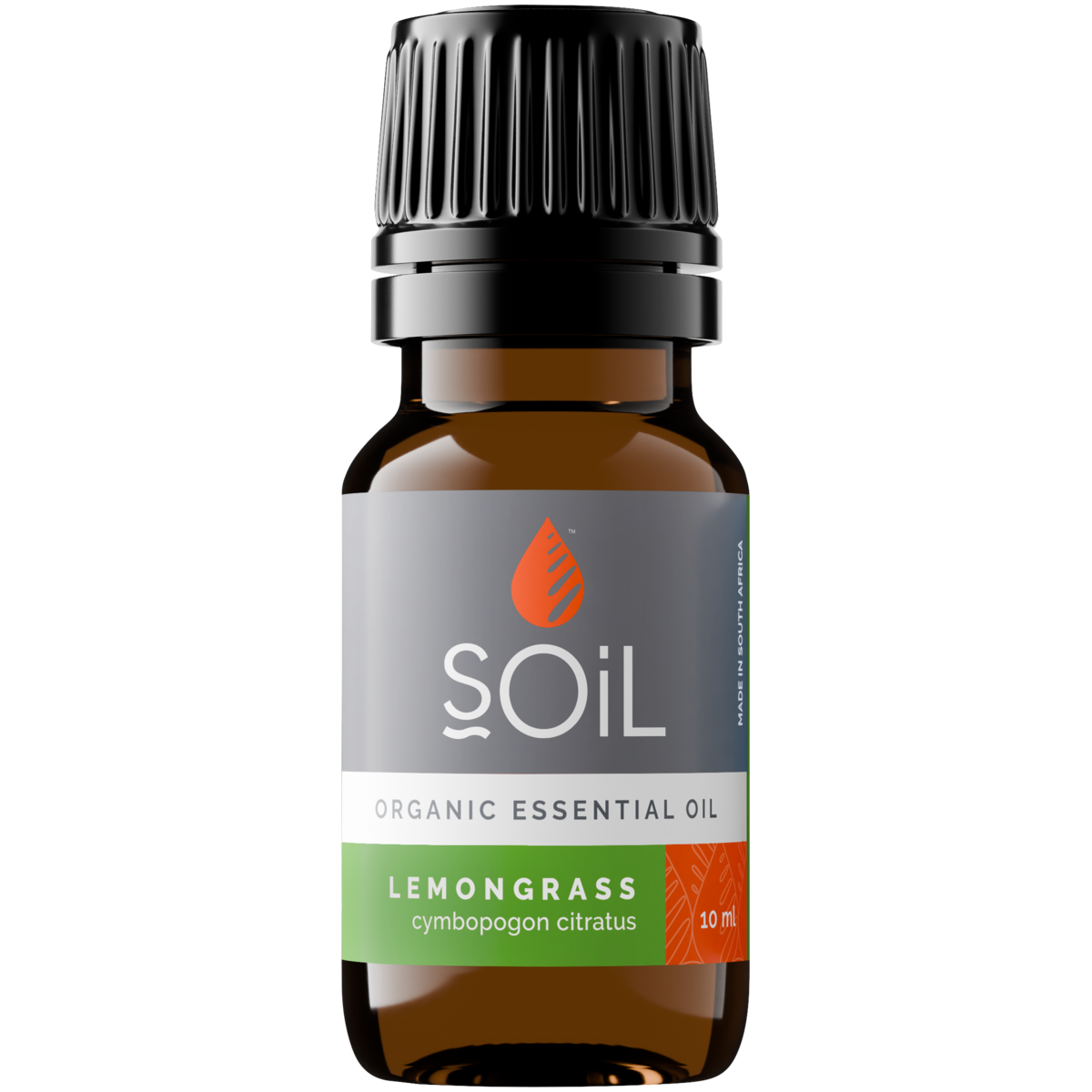 Organic Lemongrass Essential Oil (Cymbopogon Citratus) 10ml