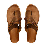 Large Slipper Sandals Summer Flat Bottom Retro Sandals