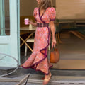 Bohemian Elegant Vacation Long Dress