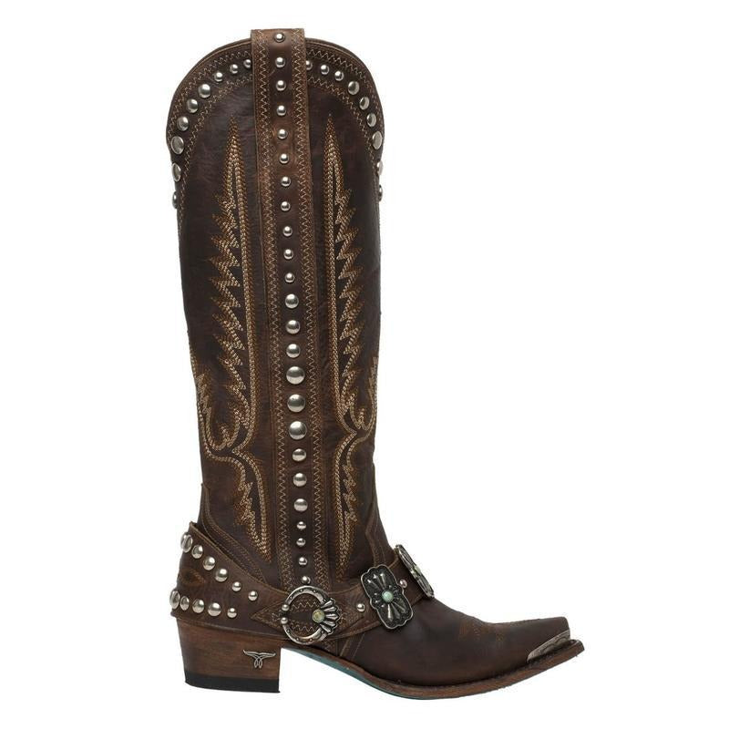 New Western Style Women's Competitive Denim Oversized Boots
