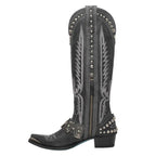 New Western Style Women's Competitive Denim Oversized Boots