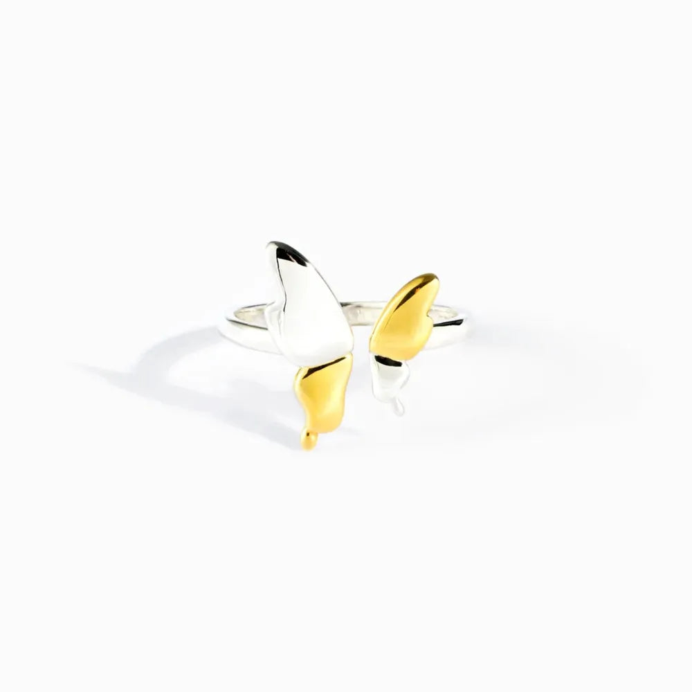 Women's 925 Sterling Silver Butterfly Ring