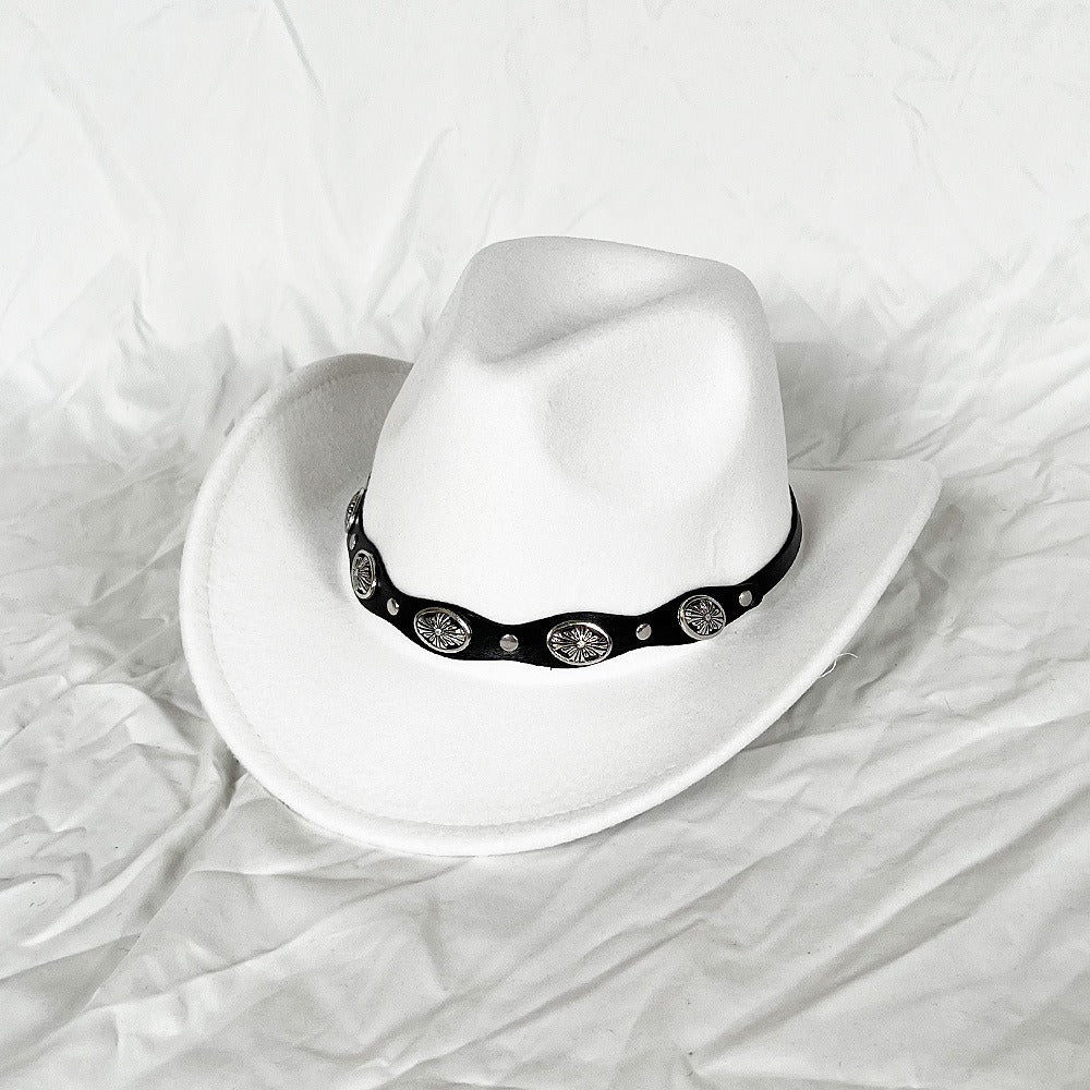 Western Woolen Felt Hat Vintage Style Hat