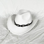 Western Woolen Felt Hat Vintage Style Hat