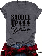 Short sleeved Western T-shirt