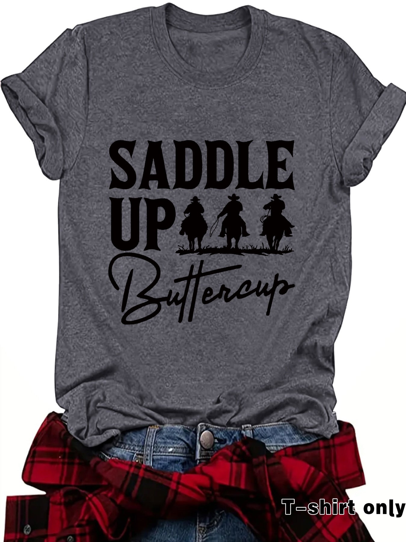 Short sleeved Western T-shirt