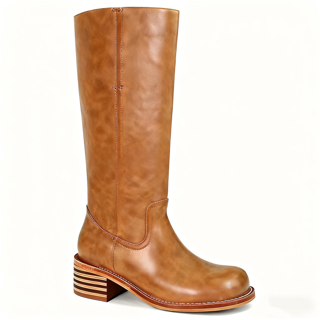 Women's Long Western retro cowboy boots
