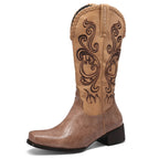 Western Cowboy Leather Boots Women's Boots