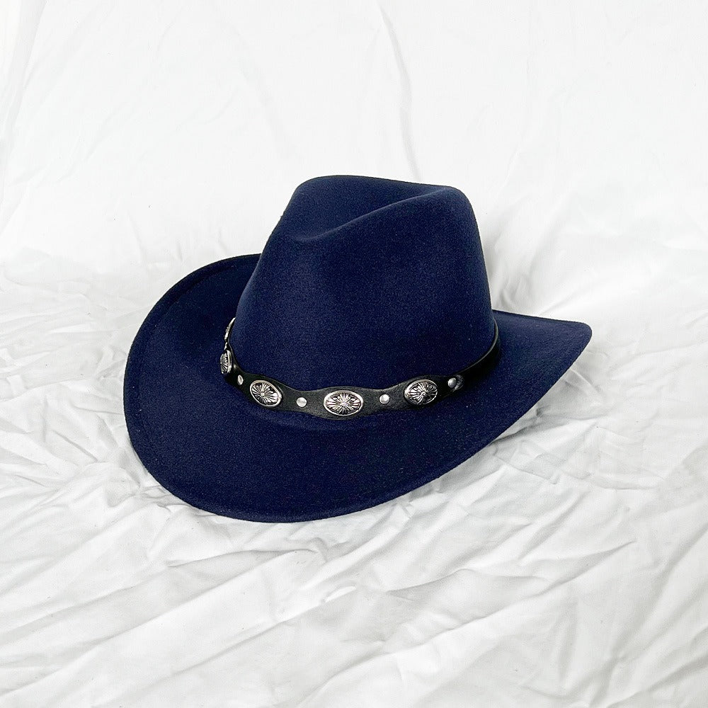 Western Woolen Felt Hat Vintage Style Hat