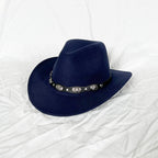 Western Woolen Felt Hat Vintage Style Hat