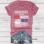 Short sleeved patriotic t-shirt