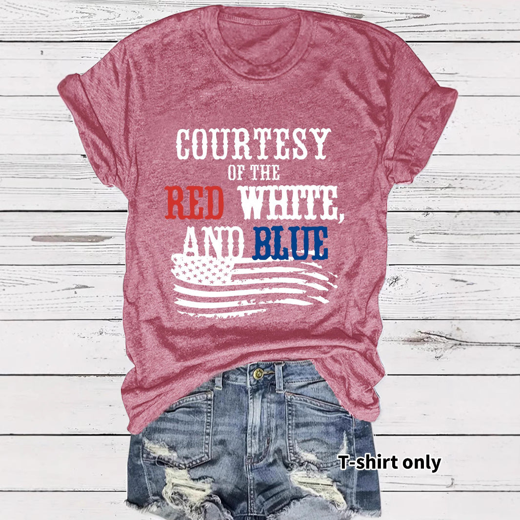 Short sleeved patriotic t-shirt