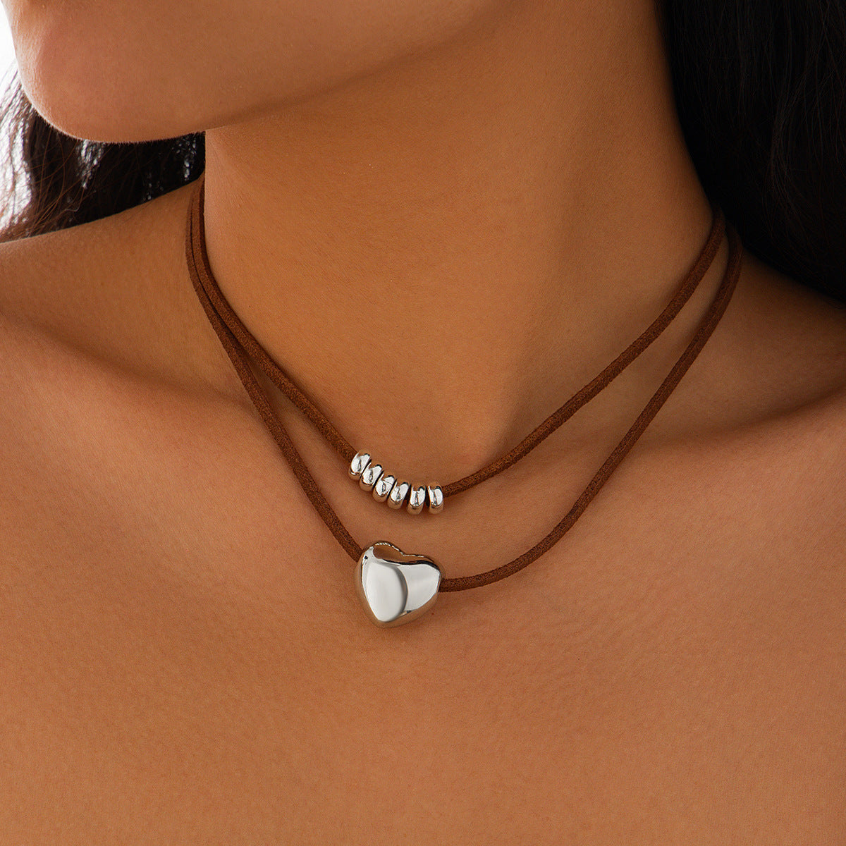 Turquoise Necklace Set Cactus, Star, Cowboy hat, pearl,  Alloy Pendant Neck Chain Collar