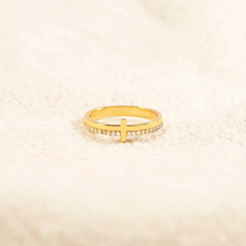 925 Sterling Silver Cross Ring for women