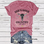 Western Cowboy Pattern T-shirt